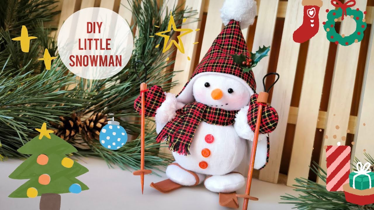 The cutest snowman in the world. It's love at first sight!