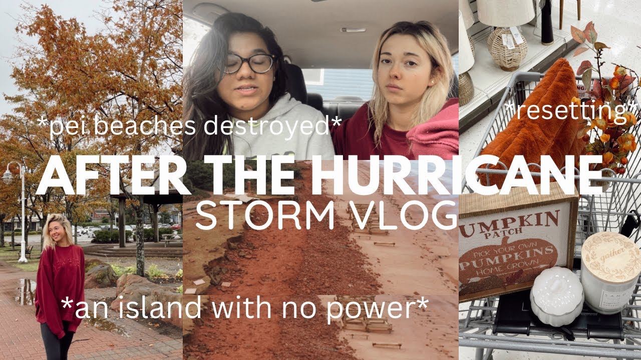 STORM VLOG DAYS IN MY LIFE // PRODUCTIVE FALL RESET ROUTINE *an island ...
