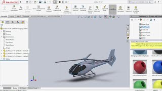 AirBus H130 modeling in solidworks part 1