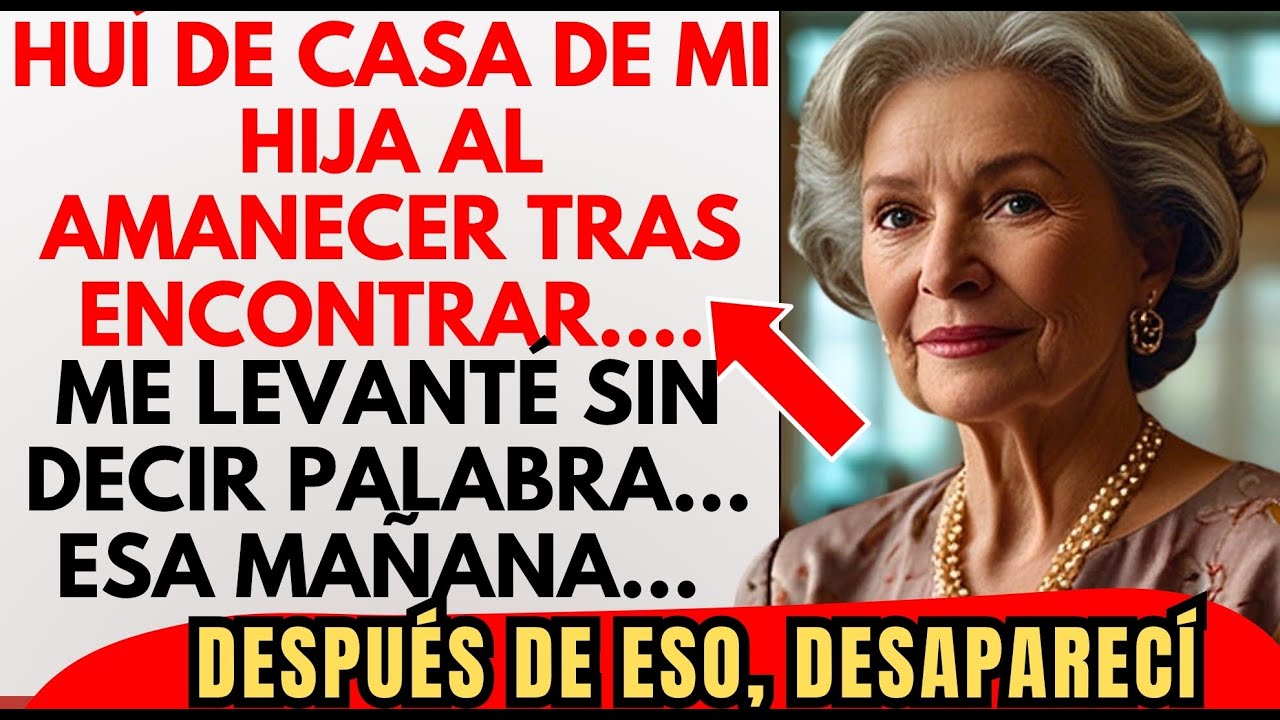 Huí De Casa De Mi Hija Al Amanecer Tras Encontrar Las Cartas Secretas De Mi Yerno