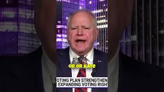 Tim Walz - Free Speech: Not Guaranteed!