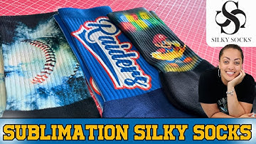 SUBLIMATION TUTORIAL FT. SILKY SOCKS | HOW TO SUBLIMATE SOCKS FOR BEGINNERS