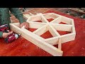 How to Build an Outdoor Bench // DIY Woodworking - Wood Pallet Recycling Project