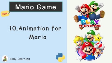 Animation For Mario | Mario Game in Python #10