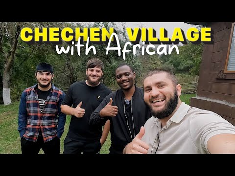 أول أفريقي في قرية جبلية شيشانية 