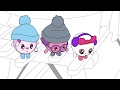 Малышарики - Раскраска для детей - Снег | Развивающие мультики