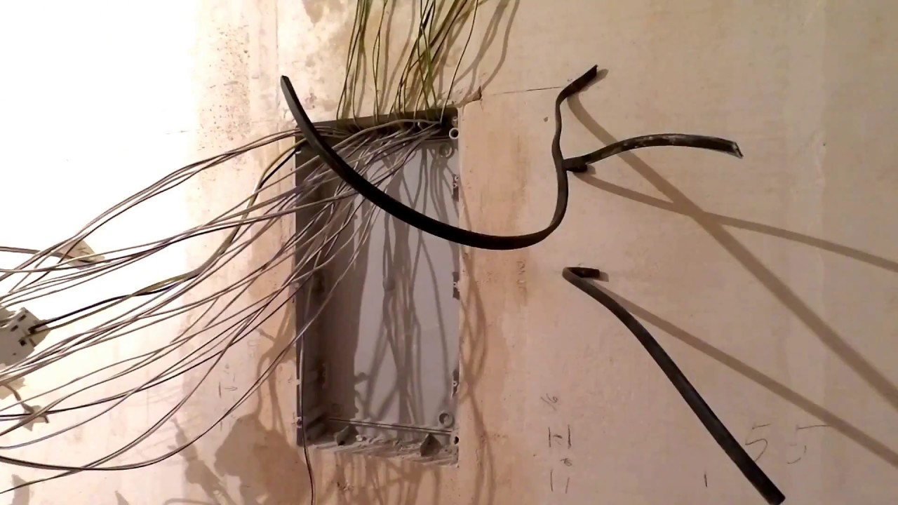 Качественный ЭЛЕКТРОМОНТАЖ на квартире 35 кв.м! Все этапы работ! - YouTube