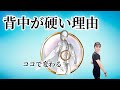 背中が緩まない本当の原因。“９胸椎の支え”次第で背中は変わる｜219