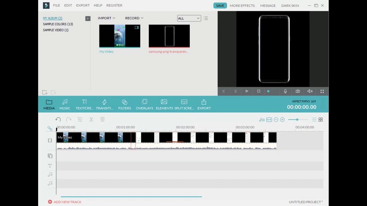 How To Editing Video in Using Mobile Frame in wondershare Filmora in hindi YouTube