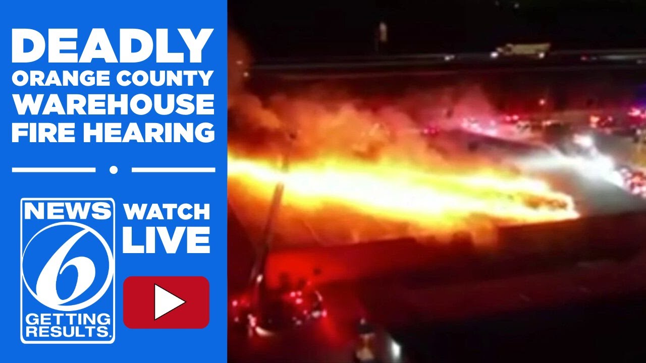 Hearing for deadly Orange County warehouse fire lawsuit - YouTube