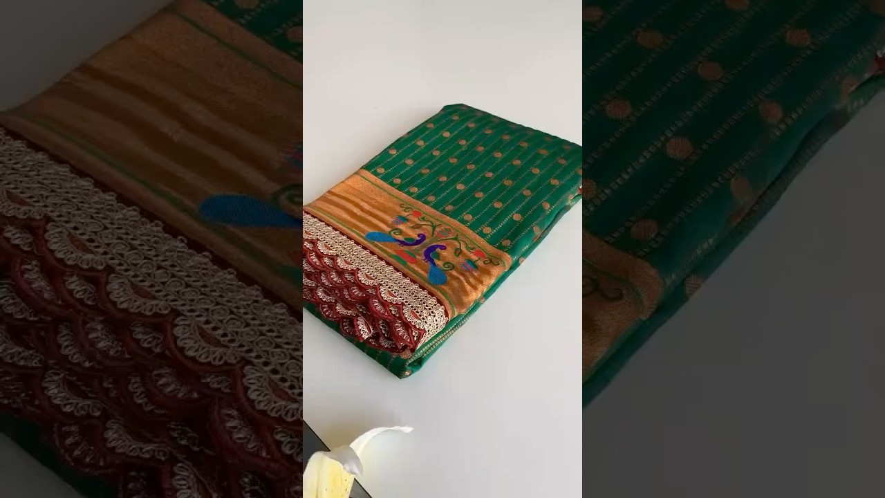 Soft Zari Woven Paithani Silk Lace Saree