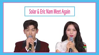 【Cute Moment】181221 Solar & Eric Nam Cut @Music Bank