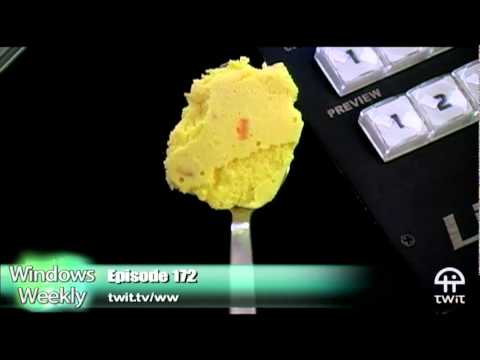 Leo Laporte tries Cheese Corn ice cream