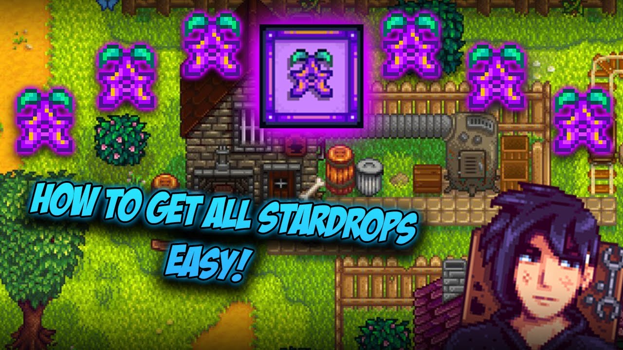 Stardew Valley Where To Find All 7 Stardrops Guide Youtube