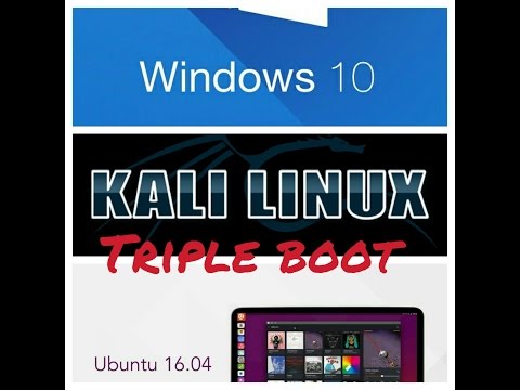 How to Triple boot Windows 10 ,Ubuntu 16.04 and Kali Linux (2016.1) hqdefault