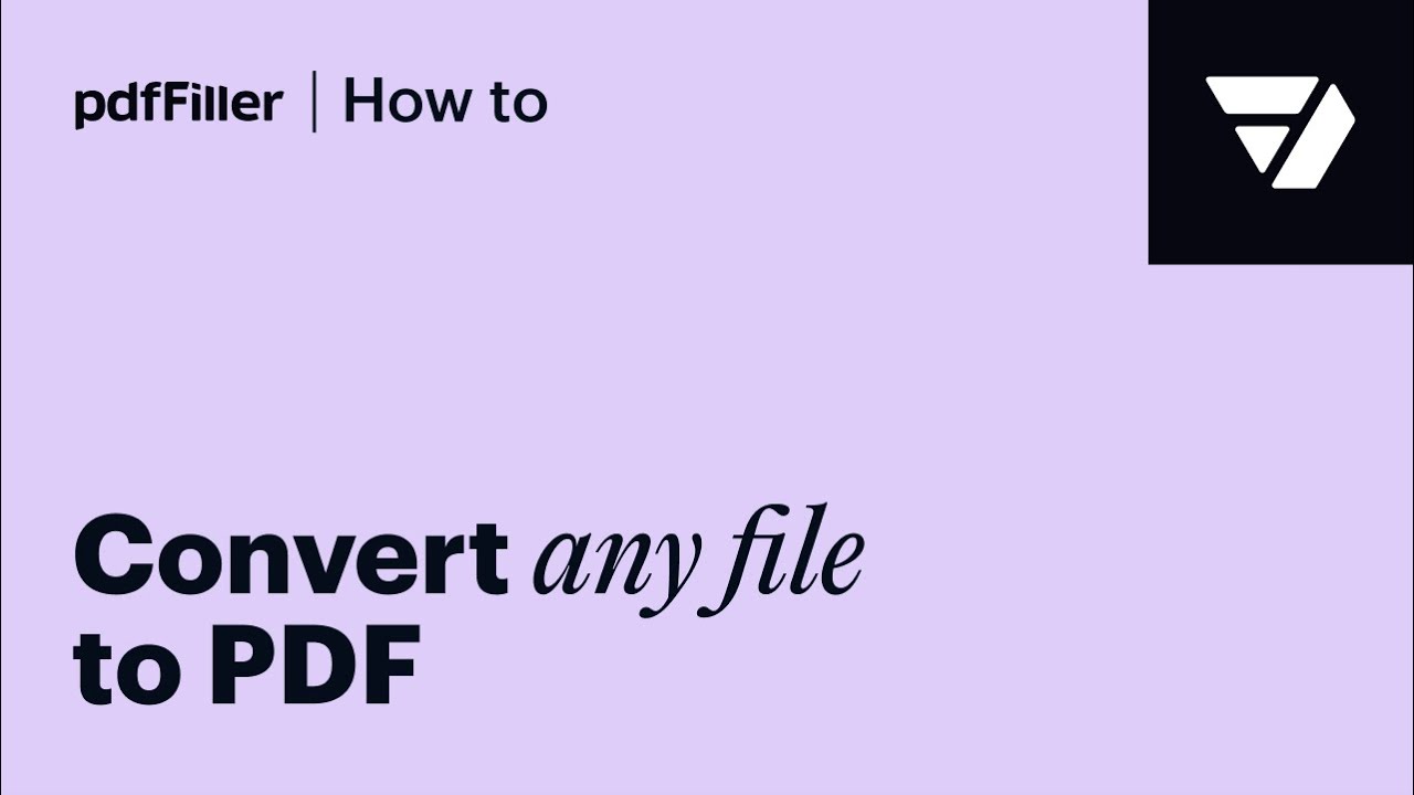 Convert Any File to PDF in 3 Easy Steps - YouTube