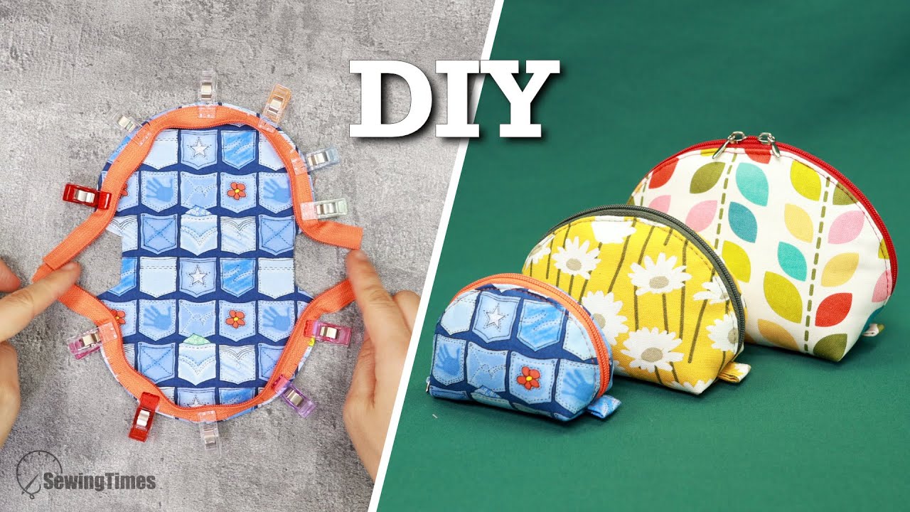 Шитье этой Косметички удивительно просто 📌 Сделайте ее всего за 10 минут!