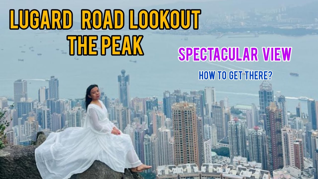 4K Lugard Road Lookout Full Walking Tour Victoria Peak Hong Kong Nov 29, 2024