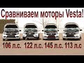 Линейка моторов Lada Vesta: 21129, 21179, 21179-77, H4m.