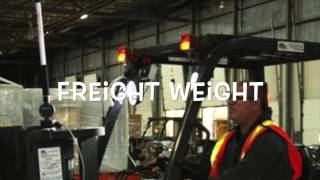 Forklift Onboard LTL Pallatized Freight Weight And Dimensioning Systems