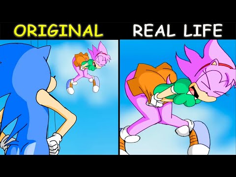 Don't wear a SKIRT in a Sonic Game! | The Sonic Tapes Animation | Original vs Plush Toys