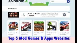 Top 5 Mod Games & Apps Websites 2018 | Android Office screenshot 1