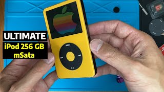 Ultimate iPod Video 5.5th 256 Gb flash mod mSata