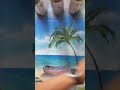 La Isla Bonita, spray painting a beautiful island scene.