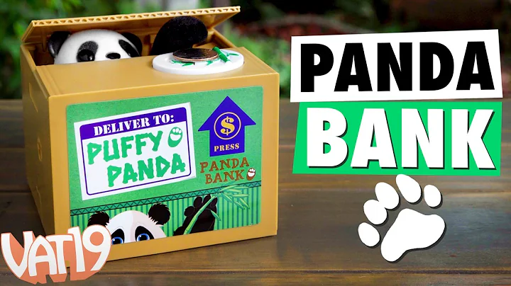 The Puffy Panda Piggy Bank will steal your coins, and it is the cutest.