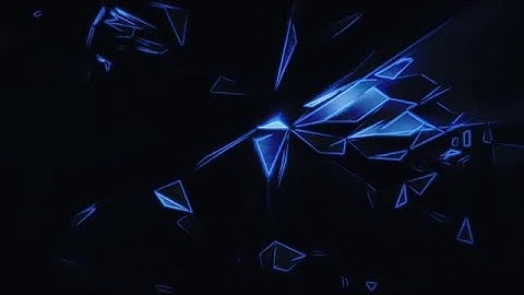 Dark Glowing Polygons Stock Motion Graphics