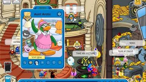Club Penguin- How to get into Aunt Arctic