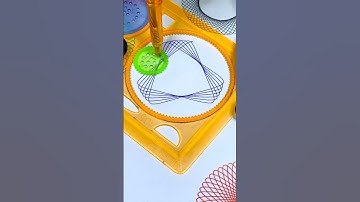 How many rotations did the pen make in total??? #spirograph #shorts #2025