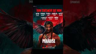 Famous The Paradise Glimpse : RAW STATEMENT - Hindi | Nani | Srikanth Odela | Anirudh | SLV Cinemas Wealth