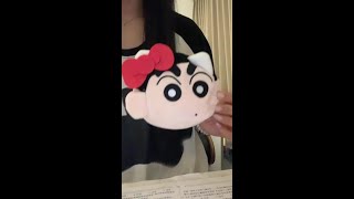 Having both Nobita and Kitty at the same time #Too cute #Crayon Shin-chan #Bag #Hello Kitty