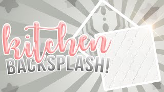 AESTHETIC KITCHEN Backsplash DECALS AND IDEAS | Roblox Bloxburg Aesthetic Decals | Bonnie Builds ♡