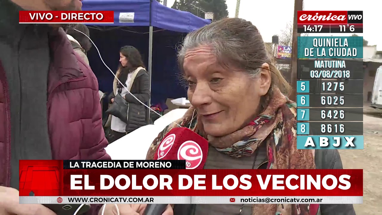 La generosidad de los vecinos luego de la tragedia de Moreno - YouTube