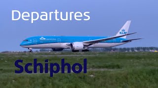 DEPARTURES at SCHIPHOL (4K60 HDR)