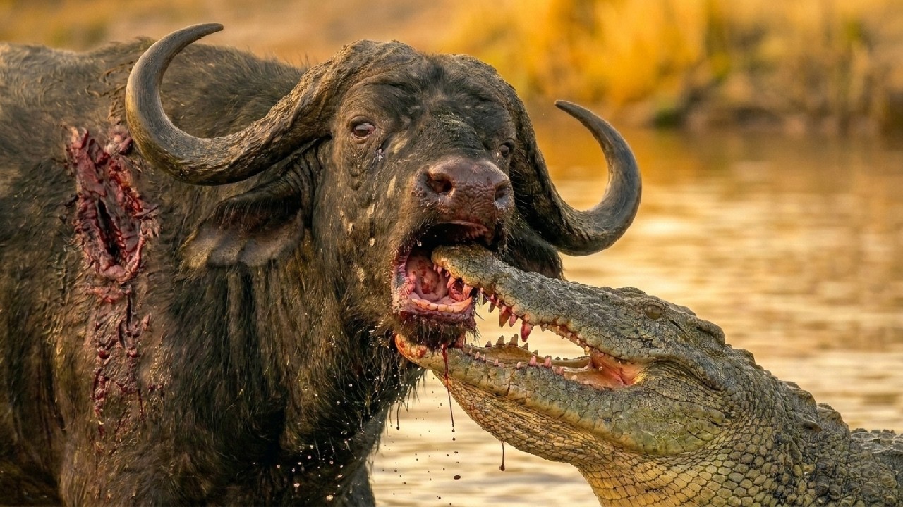 Crocodiles vs. Cape Buffaloes – Who's Stronger? (Special Episode) | Animal Documentary