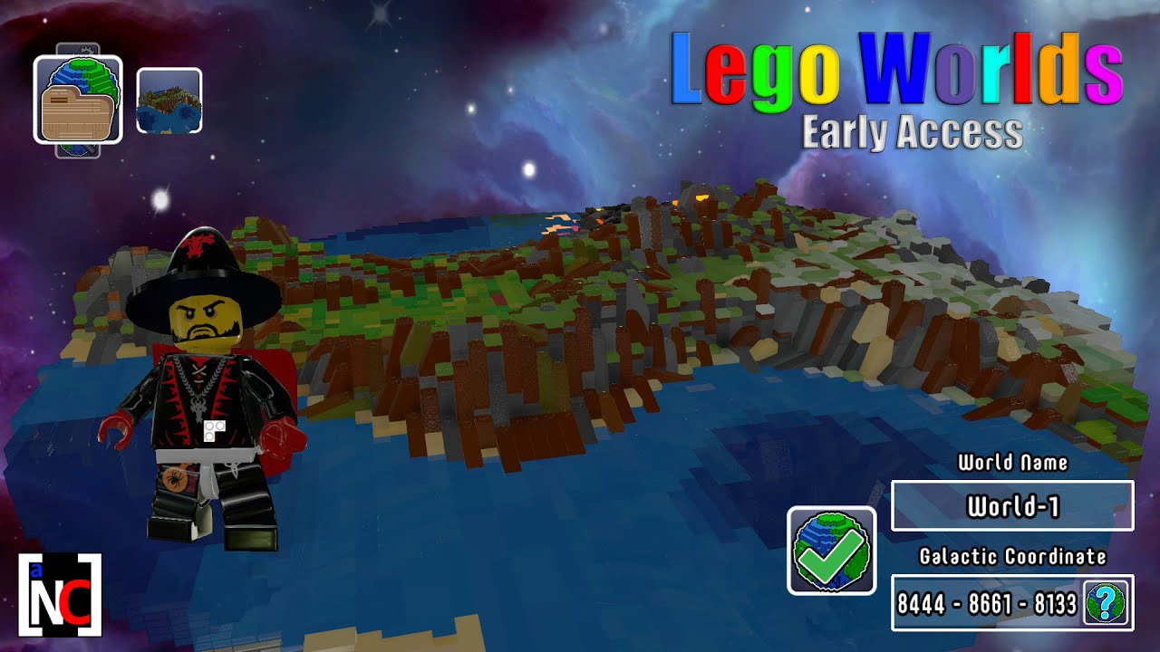 Lego Worlds - Early Access - Getting a feel of the game - YouTube