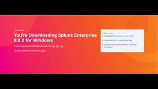 Installing splunk enterprise v8 2 2 on windows system