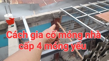 hướng dẩn gia cố cột nhà cấp 4 đúc sàng bê tông an toàn chất lượng @sonmapxaydung