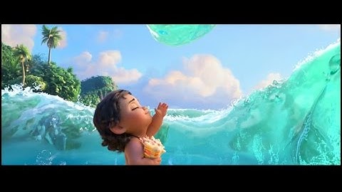 Moana Saves a Baby Turtle