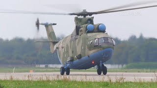 гигант Ми-26 встаёт на дыбы и взлетает