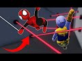 SPIDER-MAN AND THANOS ESCAPE PRISON! (Human Fall Flat)