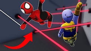 SPIDERMAN AND THANOS ESCAPE PRISON! (Human Fall Flat)