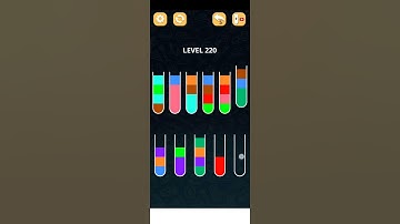 COLOR SORT PUZZLE LEVEL 220
