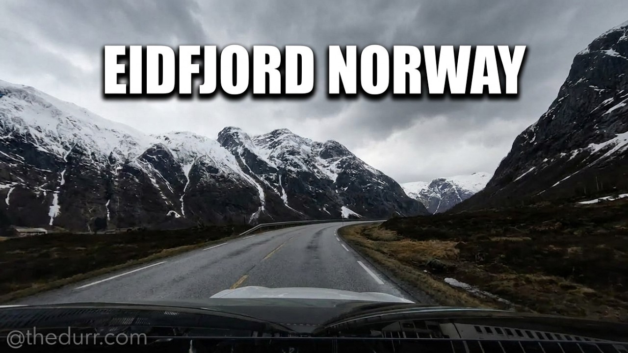 Eidfjord Norway Drive - Roadside Views