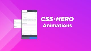 Make beautiful animations with CSS Hero and WordPress