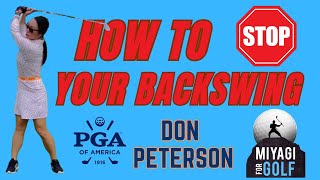 "Stop Overswinging! The Real Reason Your Backswing is Too Long | Don Peterson Golf"