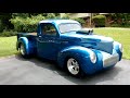 BLUE 1941 WILLYS TRUCK